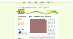 Desktop Screenshot of making-jewelry.com