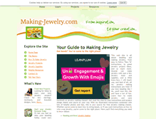 Tablet Screenshot of making-jewelry.com